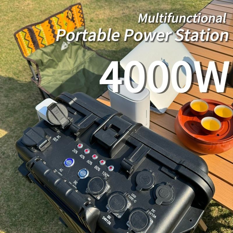 Banques de charge solaire de 4000 W pour le camping et la résidence