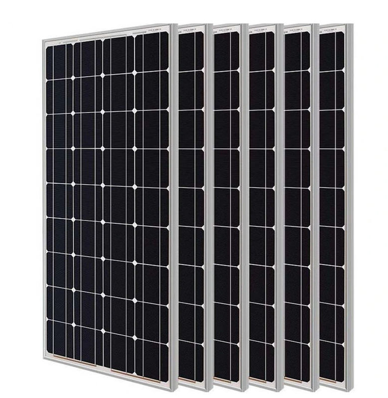 Module photovoltaïque en silicium monocristallin de 100 W et 280 W avec cadre en aluminium, sans entretien pendant 25 ans