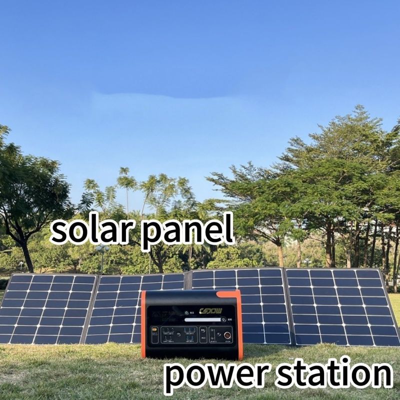 Générateur solaire de 2200W Panneaux solaires de 2500W avec centrale électrique portable Votre source d'énergie