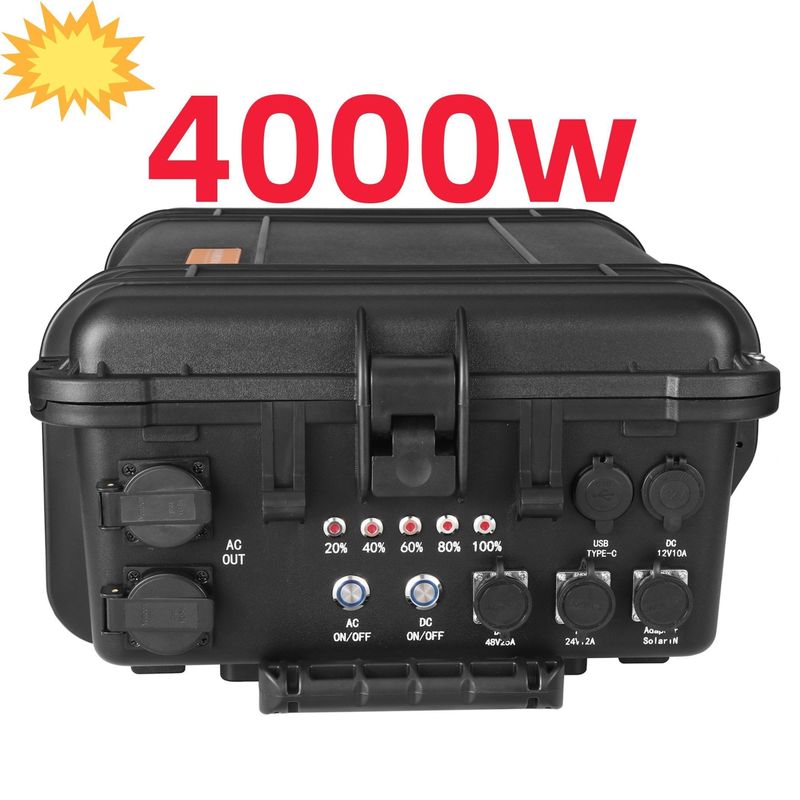 Boîte à barres pour camping en plein air Temps de charge d'urgence 6-7h USB/Type-C 18W Max