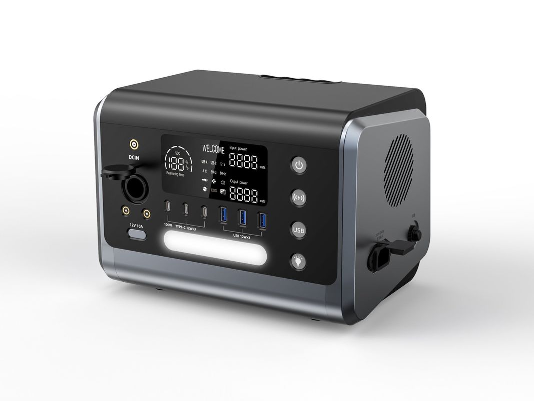 Générateur solaire portable de 600 W pour le camping Chargement sans fil AC/230