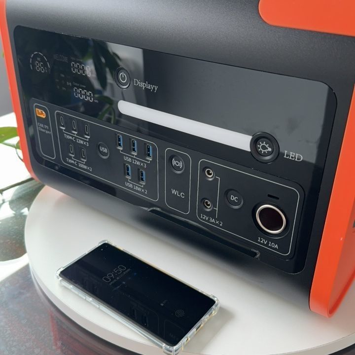 Station électrique portable de 2200W pour affichage à ruban adhésif à LED et batterie amovible Non