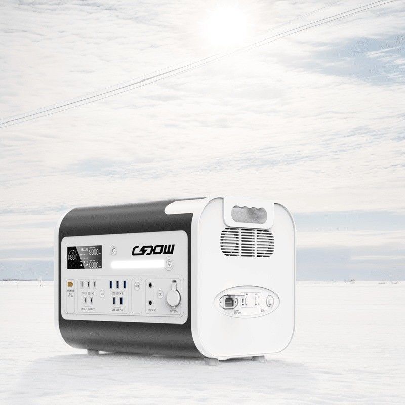 Station électrique portable haute puissance avec batterie LiFePO4 et double charge rapide 2200W
