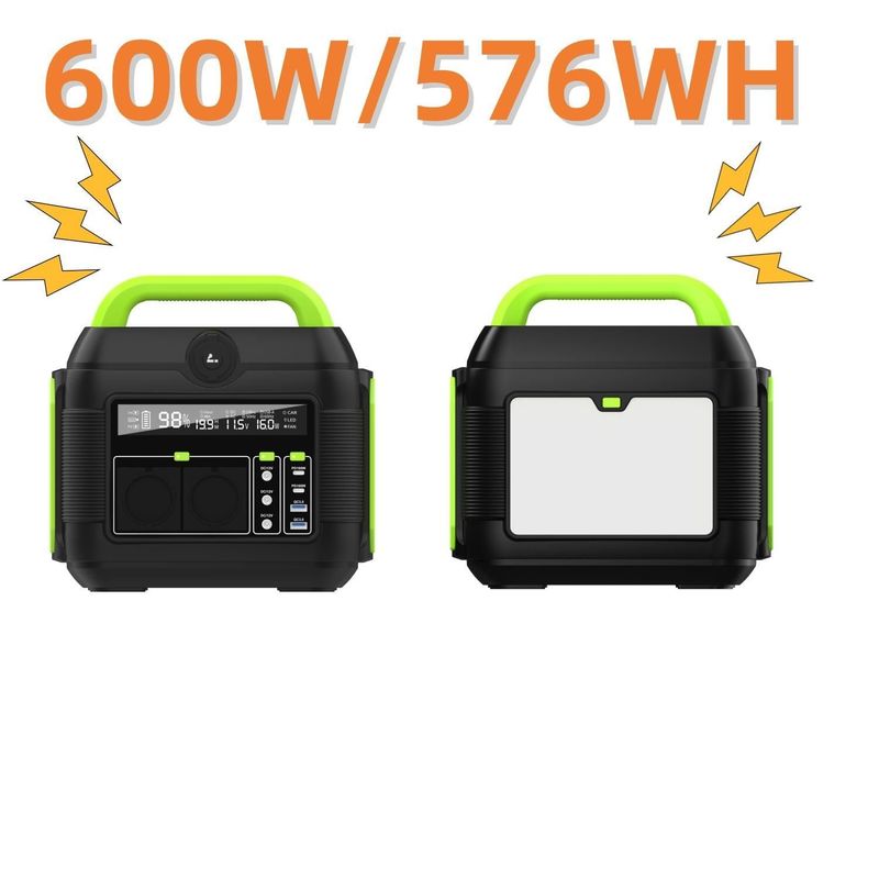 Station de recharge rapide recyclable de 600 W/160000 mAh 110 V Portable AC/DC/USB/Type-C Power Bank S6