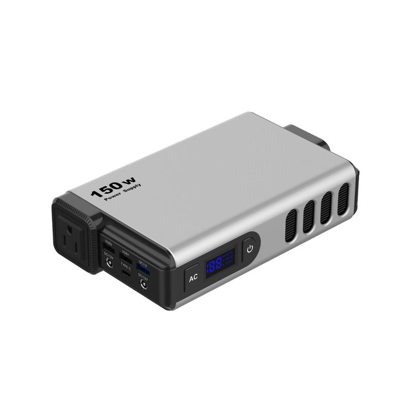 S150X-100 Centrale électrique portable 150W pour la maison en extérieur Réservation d'urgence 110V 220V Sortie CA