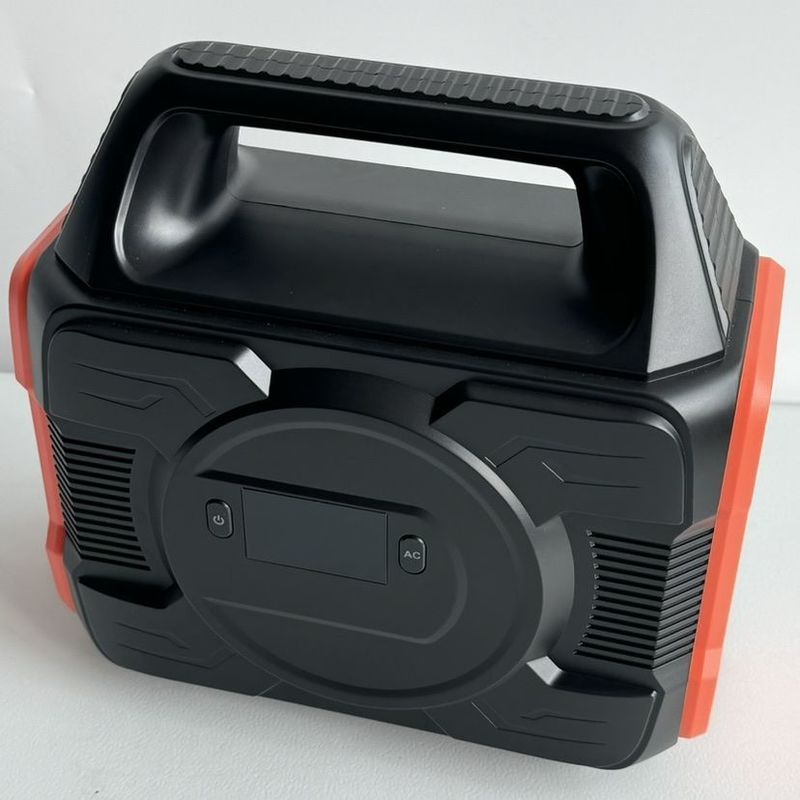 Station électrique portable pour camping extérieur avec prise EU AC et écran à cristaux liquides