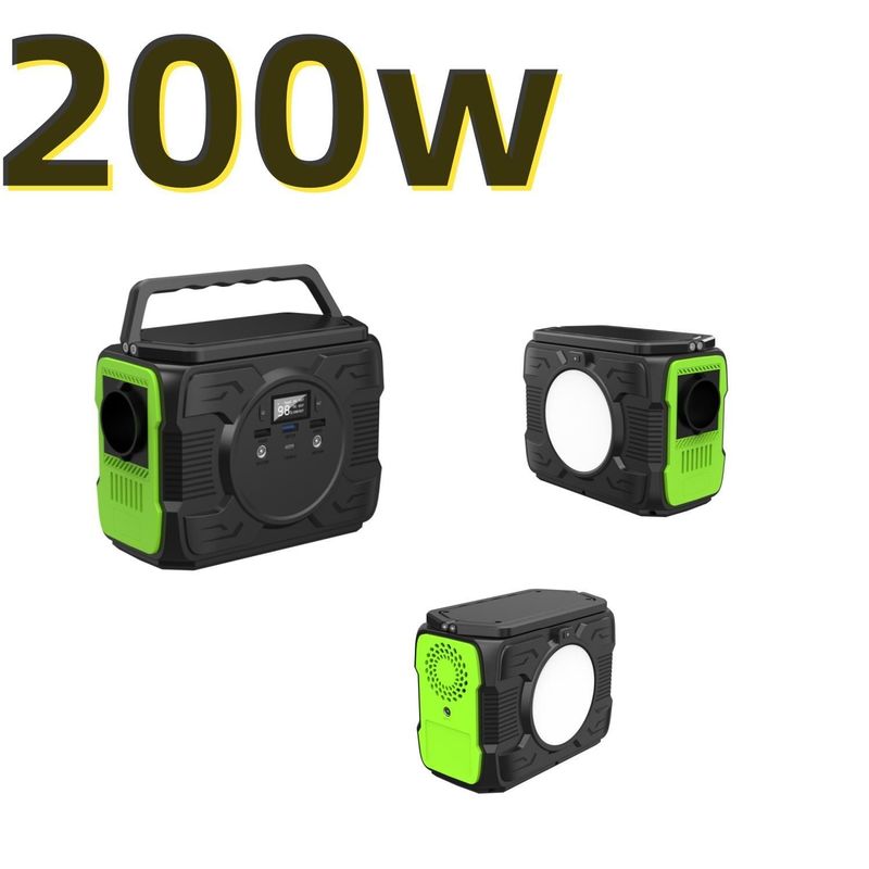 200W panneau solaire centrale électrique d'urgence stockage d'énergie portable pour les activités de plein air