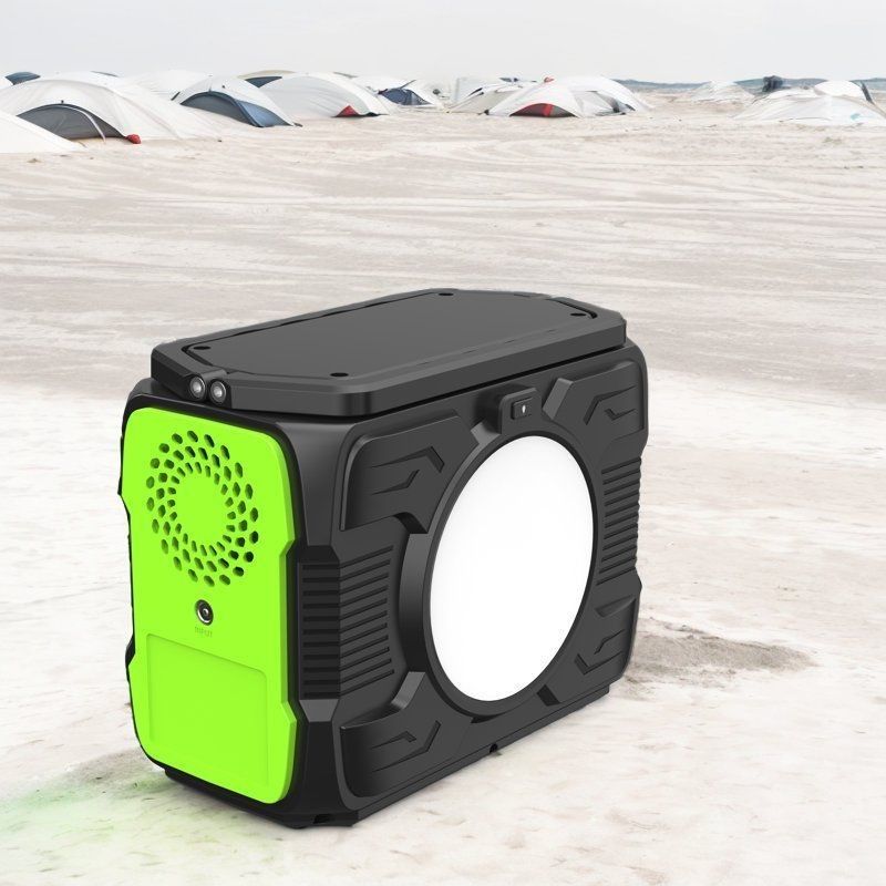 Station de stockage d'énergie solaire portable avec sortie AC de 200 W et sortie USB