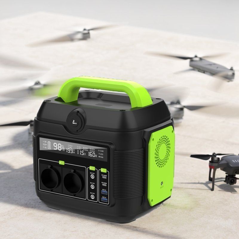 Station électrique de stockage d'énergie portable légère de 600 W pour les besoins extérieurs et d'urgence