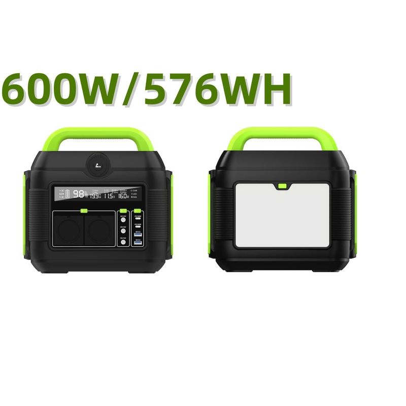 600W AC110V AC220V Pack de batterie au lithium Station solaire portable pour camping-car et camping-car