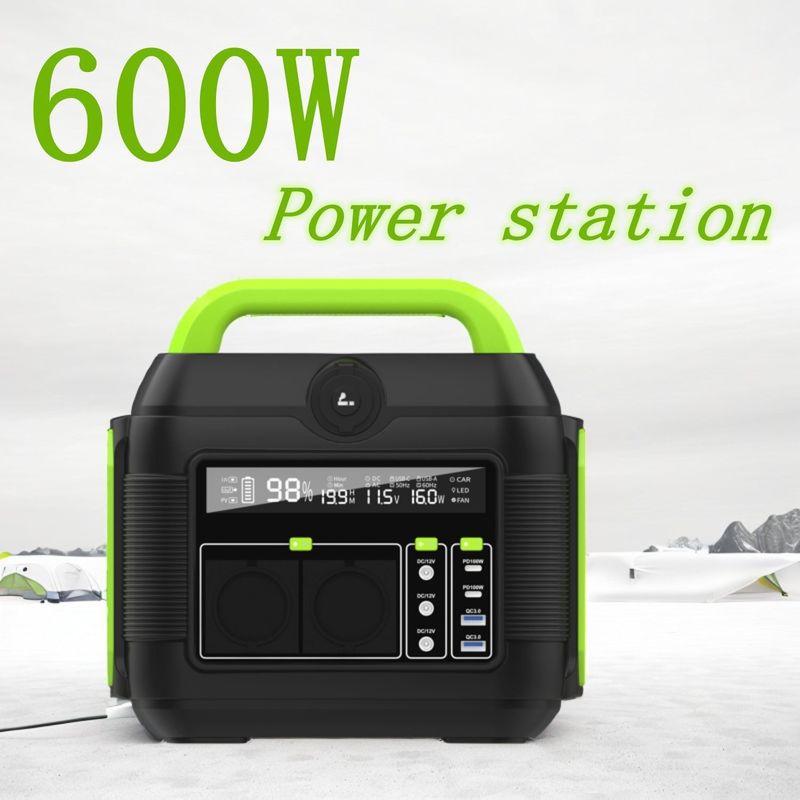 Centrale électrique portable batterie au lithium Générateur solaire 600W 300W pour tous Compatible
