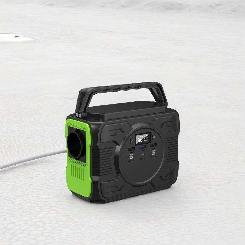 Centrale électrique mobile à batterie au lithium 200W Générateur d'éolien extérieur pour RV Uav