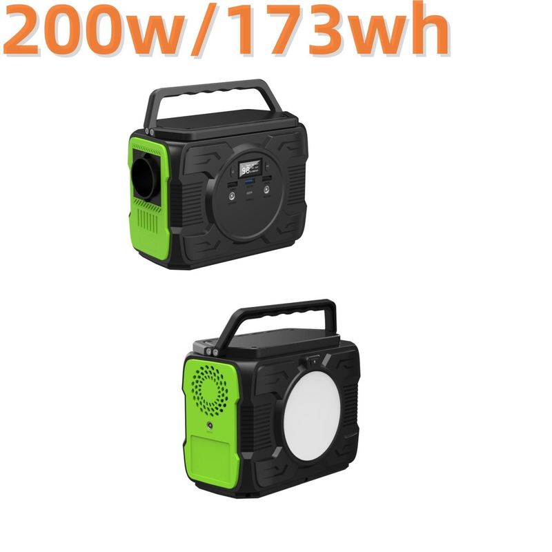 Centrale électrique de camping à batterie au lithium ternaire de 200 W pour le marché sud-américain