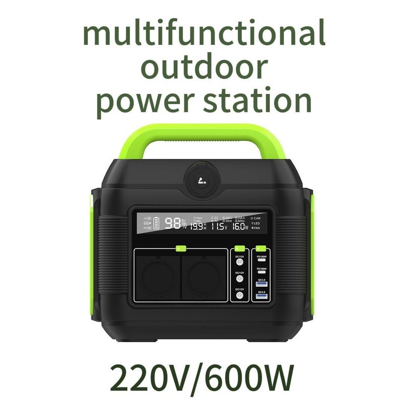 Une station de recharge portable polyvalente de 600W Power Bank pour les amateurs de plein air