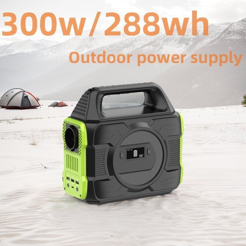 Générateur solaire de 300W Batterie au lithium UPS Stockage d'énergie pour l'alimentation électrique du balcon