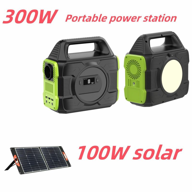 EU AC Socket Compatible avec toutes les centrales solaires portables de 300 W avec batterie au lithium RV