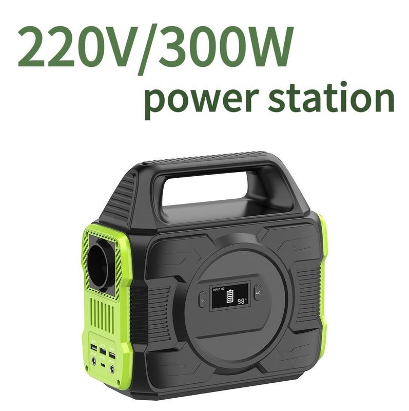 Couleur personnalisable Banque d'alimentation de batterie portable de 300 W pour le lithium solaire 110 V 220 V