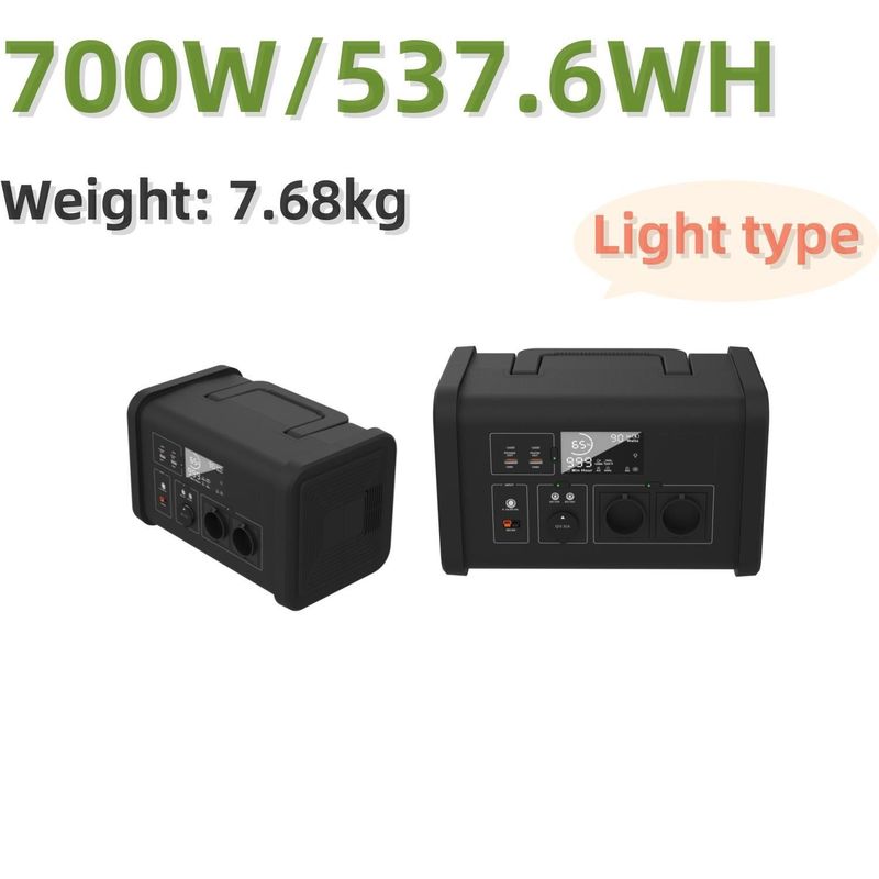 ST7 Station de stockage d'énergie portable sur balcon avec chargeur mobile de 1 et 700W