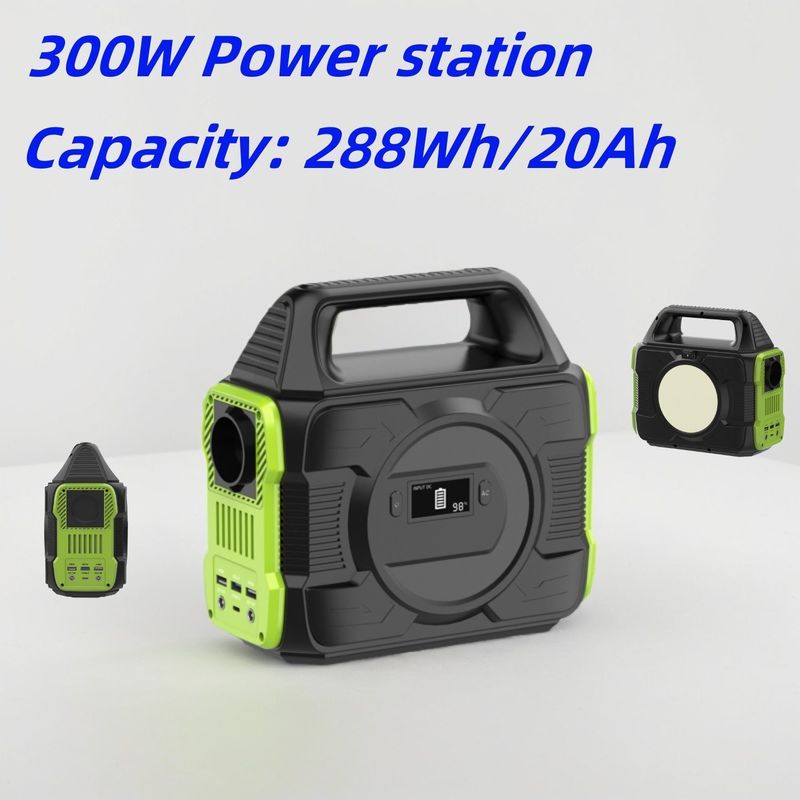 300W prise de sortie AC/DC 220V alimentation d'urgence centrale électrique mobile portable pour ordinateur drone de balcon