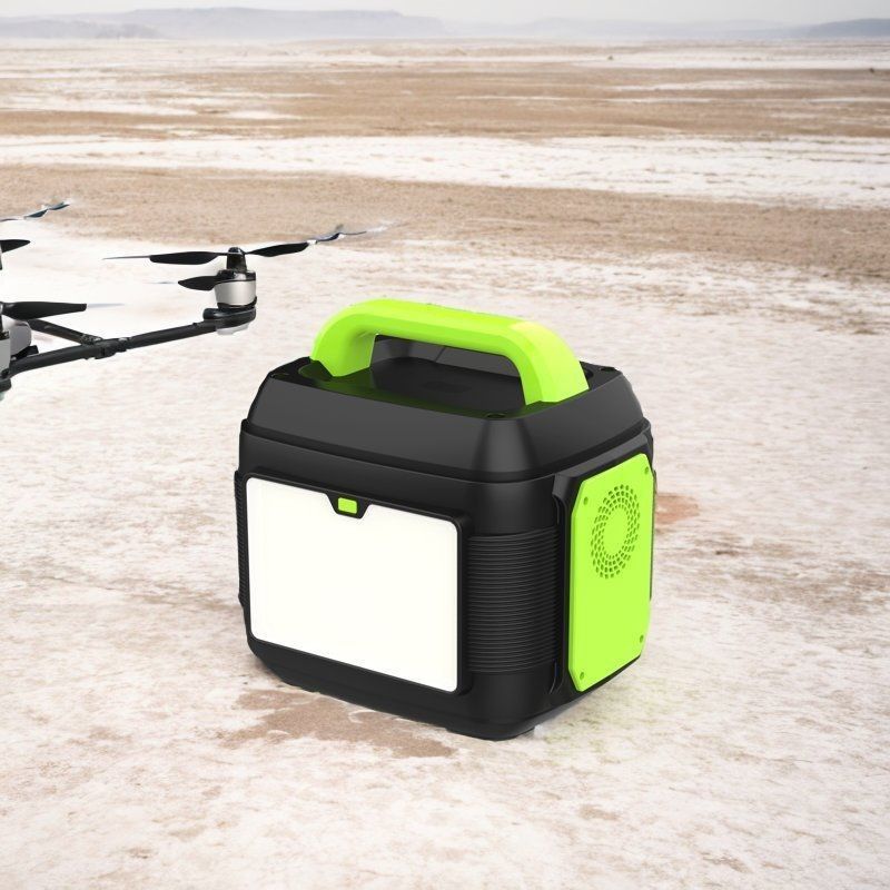 Station RV de camping extérieur portable 220V avec écran LCD révélateur 600W/576wh Sortie de puissance