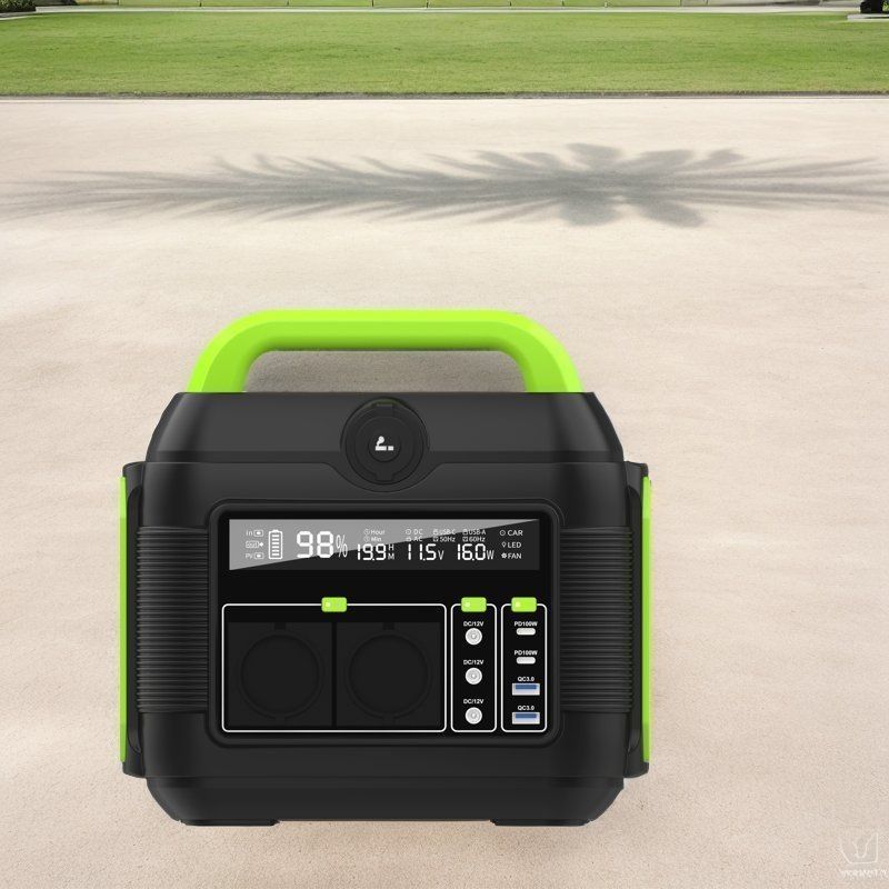Station électrique mobile à batterie au lithium de 600 W pour camping et stockage d'énergie d'urgence