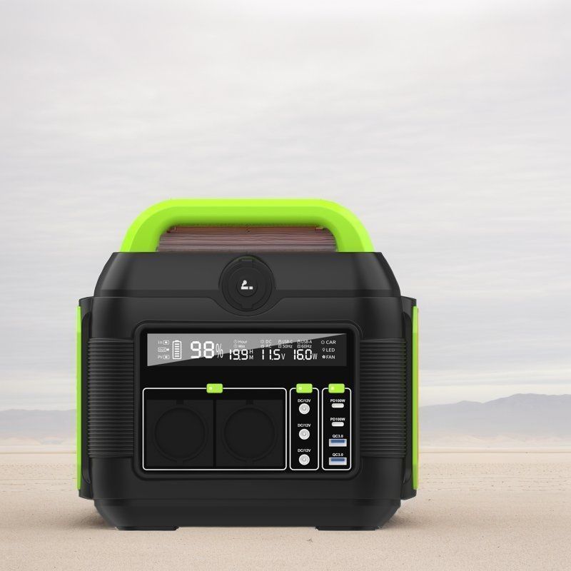 Station électrique de stockage d'énergie d'urgence ménagère recyclable Générateur mobile portable de 600 W
