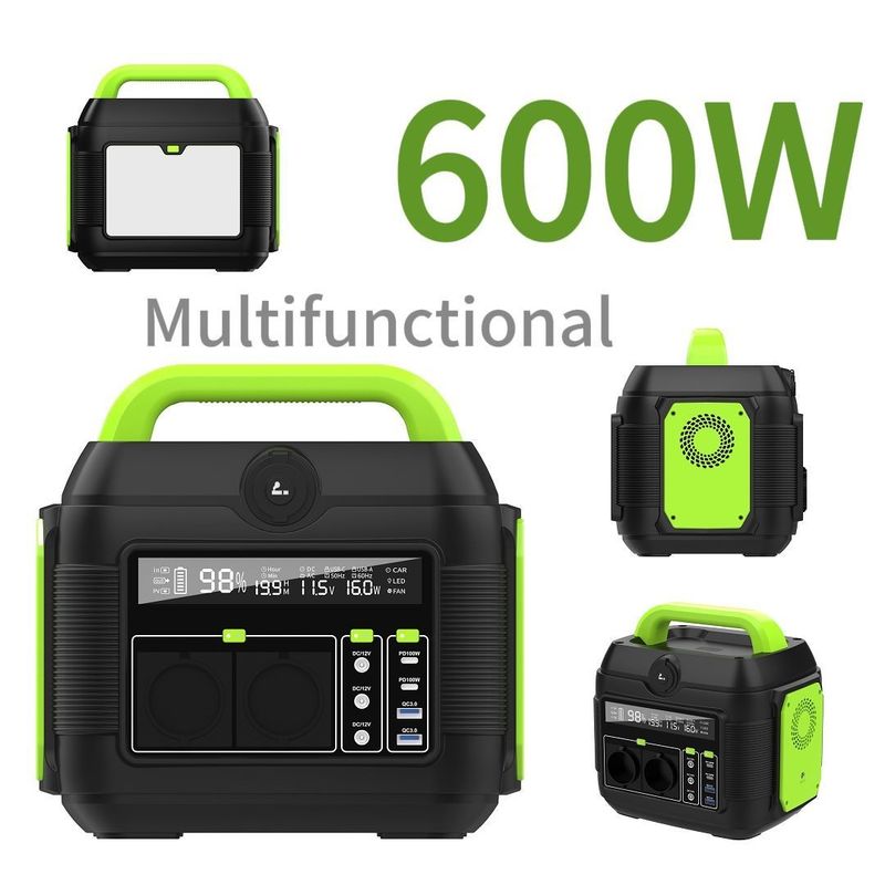 600W de sortie de courant alternatif Station électrique portable pour le stockage d'énergie d'urgence MPPT est essentiel