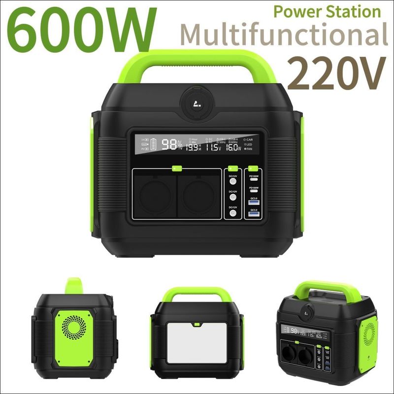 Station électrique portable personnalisable 300W 500W 600W 1200W 2200W pour les activités de plein air