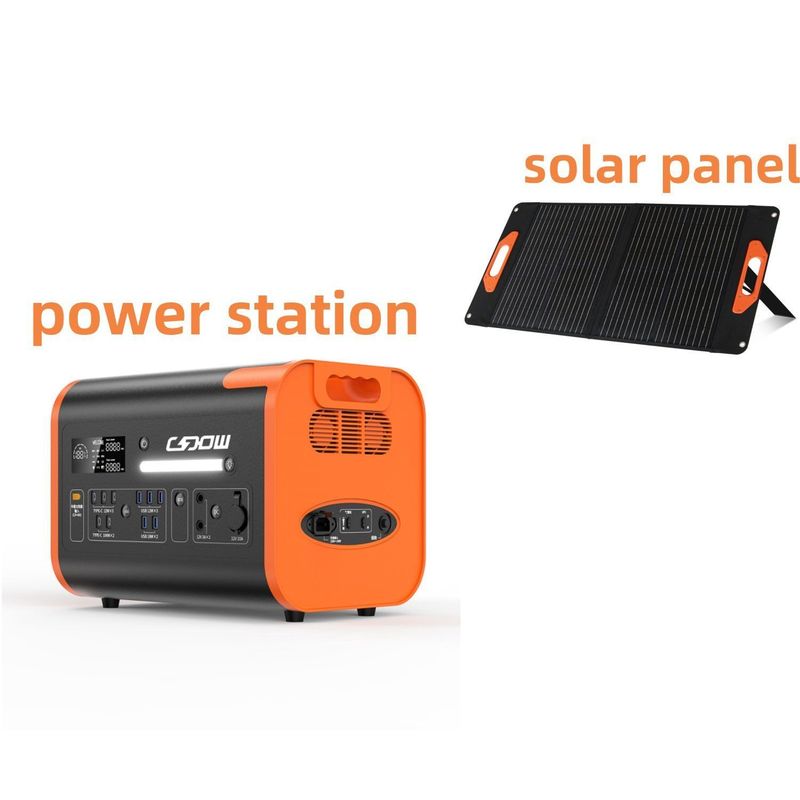 Générateur solaire portable à charge super rapide de 2200 W pour urgences extérieures AT22