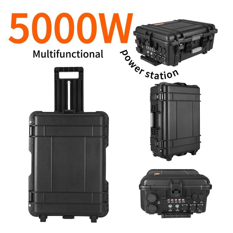 AC Pure Sine Wave 2000W Charge solaire centrale électrique portable pour les aventures en plein air