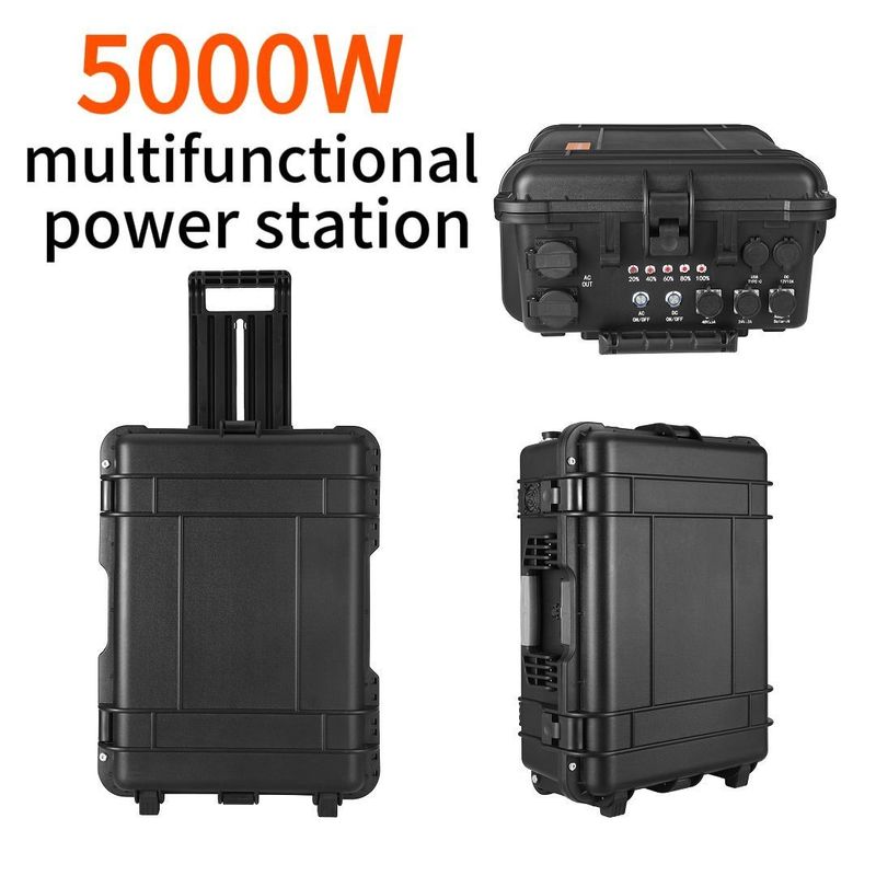 Générateur solaire sans bruit de 50000W batterie au lithium-ion 2500W