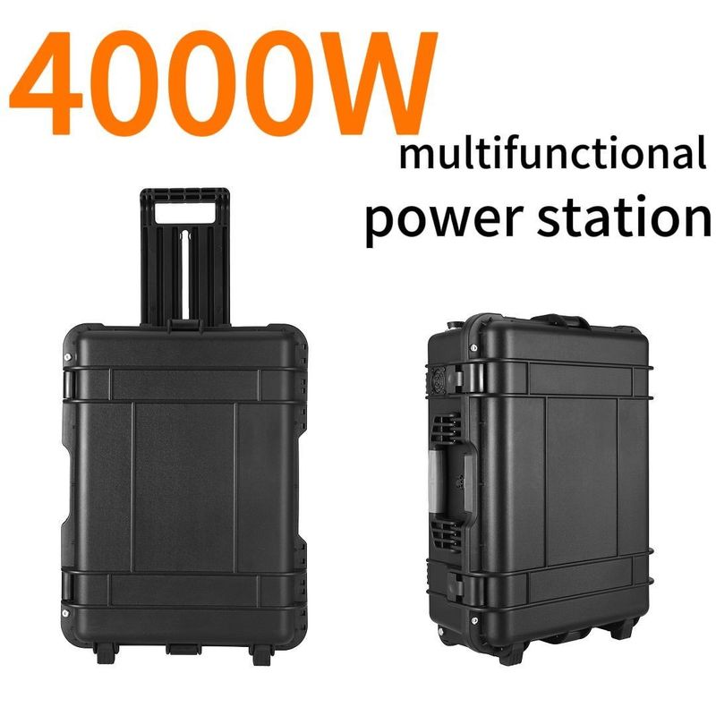 Une centrale électrique portable de 4000W 220V 500wh Forme d'onde de sortie AC Pure Sine Wave