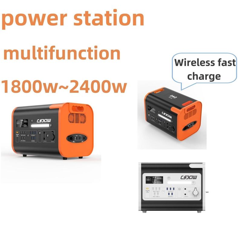 Socket CA des Nations Unies 220V±5% Générateur solaire portable d'urgence 2200W pour le camping