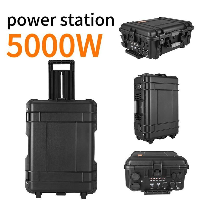 Générateur de moteur solaire de 5000 W pour les voyages autonomes Matériau de chargement en coque en alliage ABS Temps de chargement 6-7h