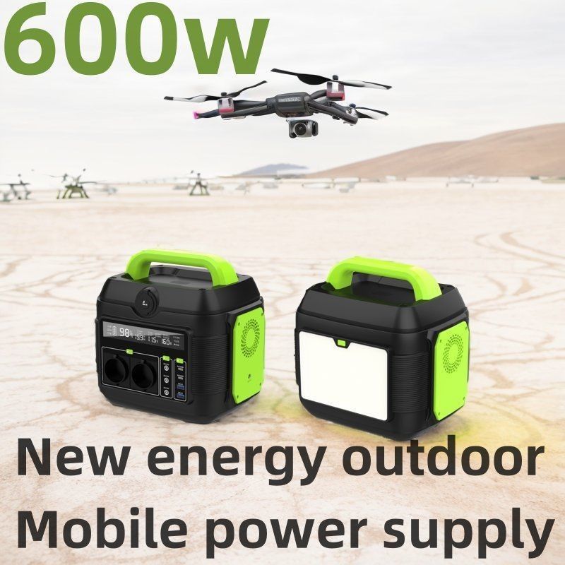 600W Design Uav Outdoor Portable Power Station Générateur solaire pour l'alimentation hors réseau
