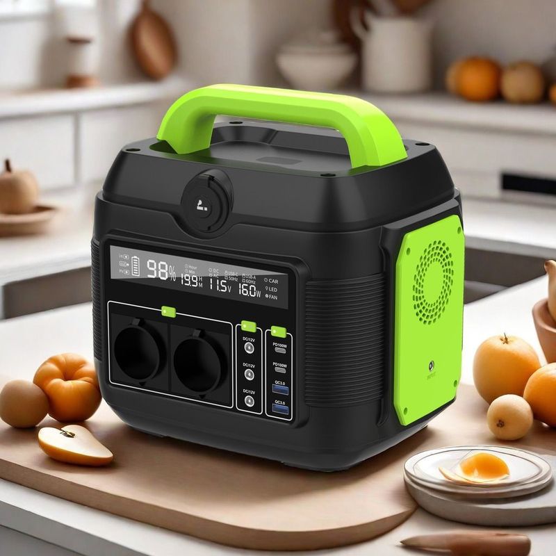 Centrale électrique portable recyclable de 600 W pour les activités de plein air et le stockage d'énergie à domicile
