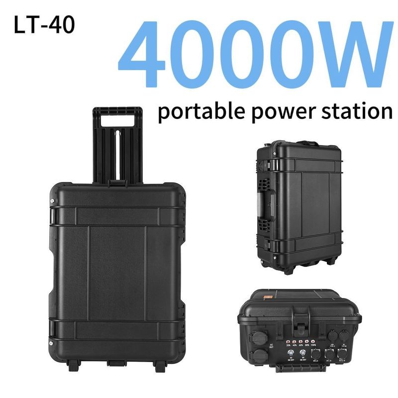 LT-40 Système d'énergie solaire de 4000 W avec sortie AC 110V 220V et puissance de secours de 1000 W