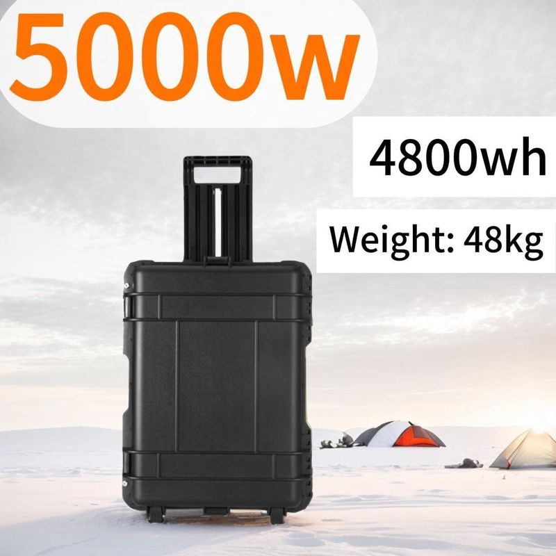 Générateur solaire portable de puissance maximale de 8000W Banques d'alimentation d'urgence automatique de 5000W pour le camping