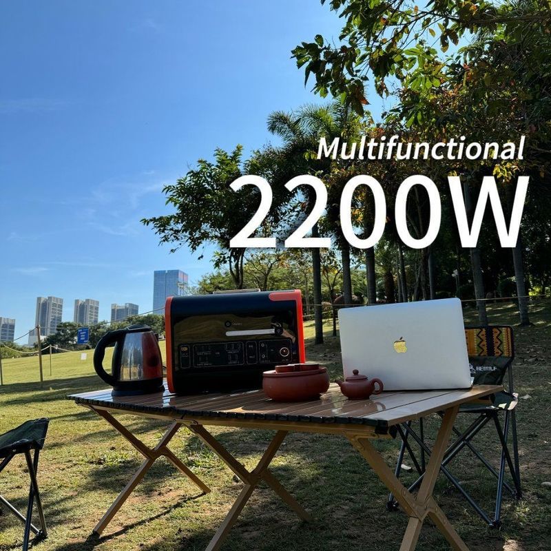Un38.3/Msos certifié 2200W station électrique extérieure portable avec 2000W système d'énergie solaire