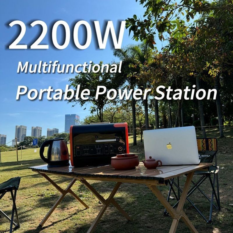 Chargement solaire de voiture 800W Max batterie de stockage d'énergie pour la centrale solaire portable