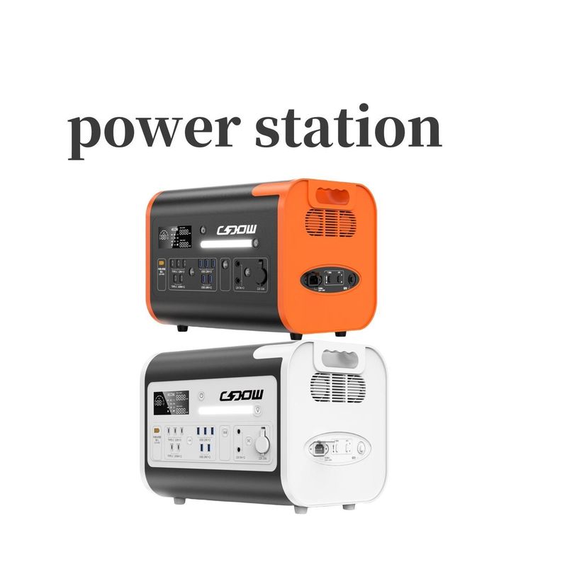 Excursion de camping en plein air d'urgence alimentation par batterie au lithium avec lumières LED et sortie d'onde sinusoïdale pure