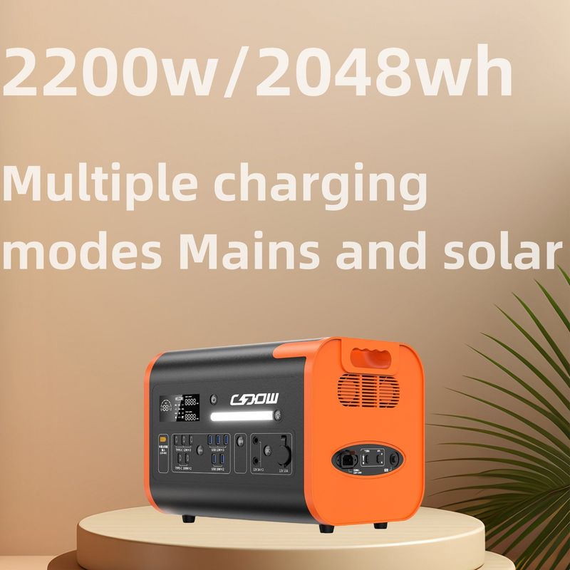 Chargement sans fil 15W 40ah centrale électrique portable haute puissance avec une durée de vie de 2000 fois