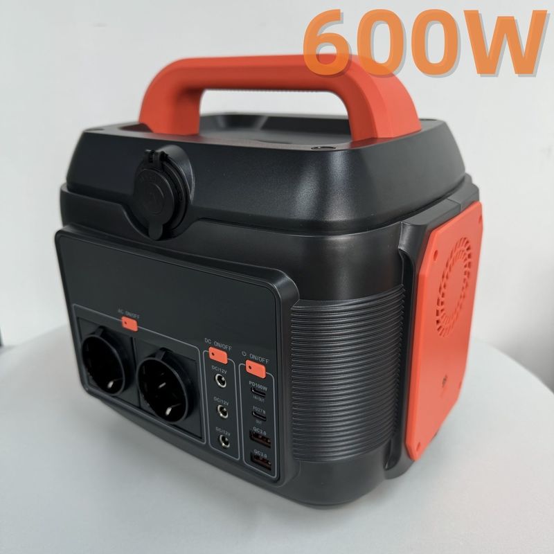 600W type-C Pd 100W ondes sinusoïdes batterie au lithium protection contre la surtempérature Ja prise AC