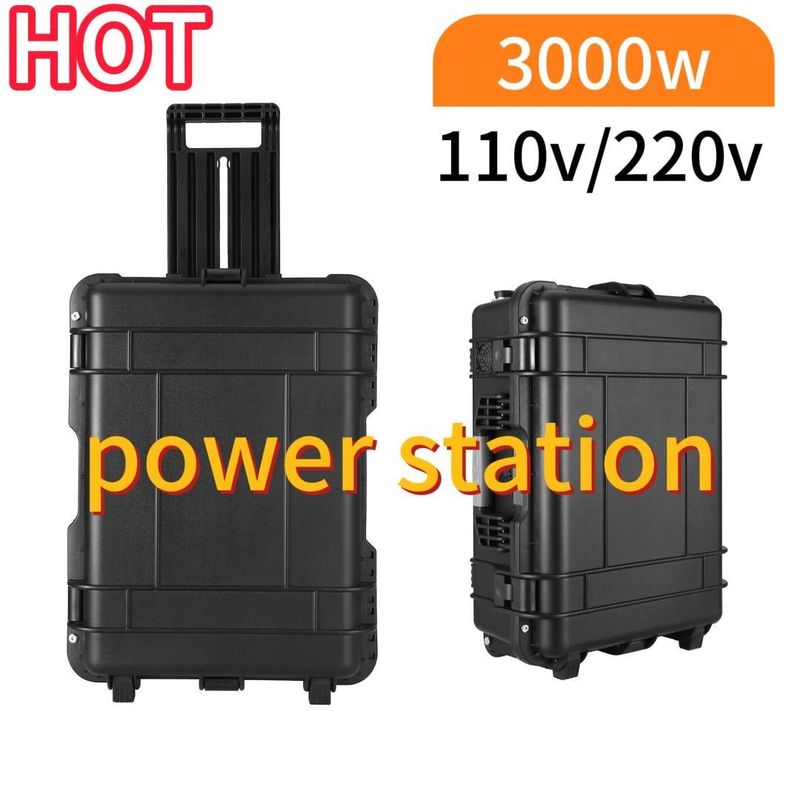 Conception portable Générateur solaire 3000W 4000W Station électrique d'urgence pour ménage extérieur