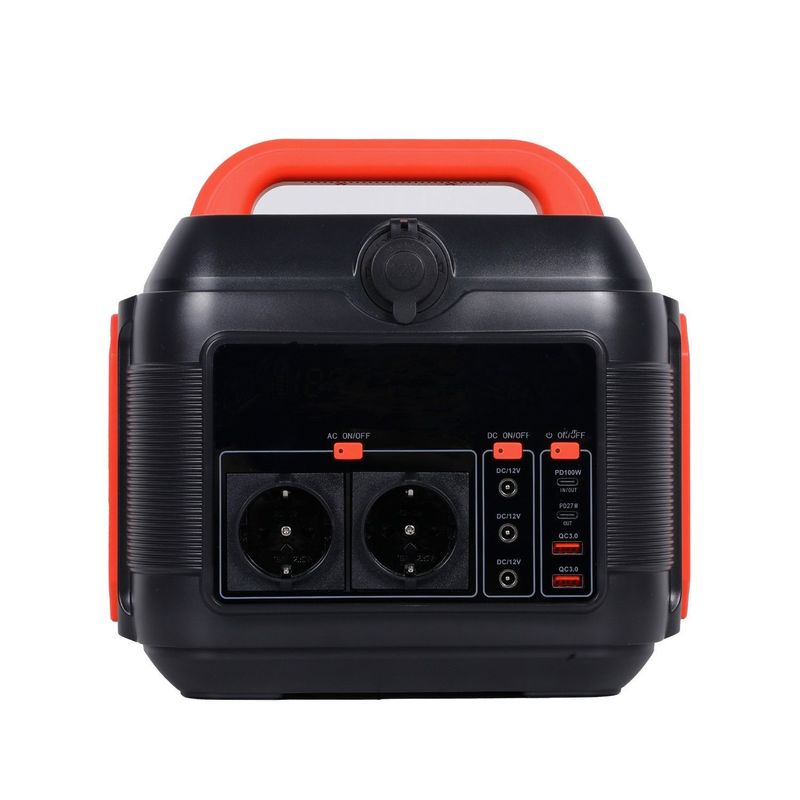 Générateur solaire portable avec fonction de sortie et de protection en courant continu 12V-13V/10A 600W/576wh