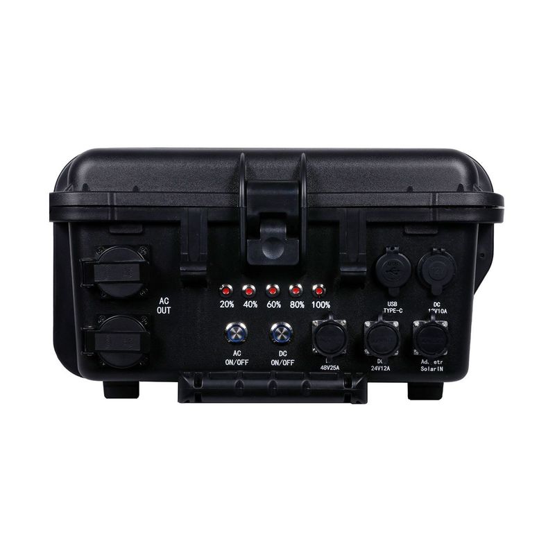 LiFePO4 centrale électrique portable 6000W générateur solaire de puissance maximale pour activités en plein air