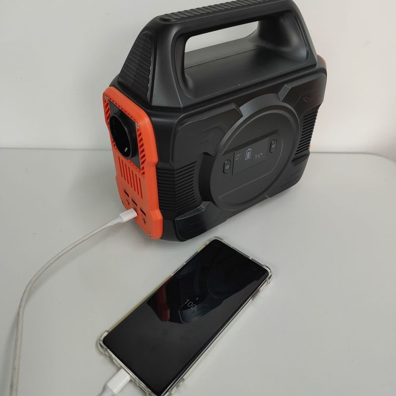 Station électrique portable personnalisable 300W 288wh 14.4V 20Ah 80000mAh avec écran LCD