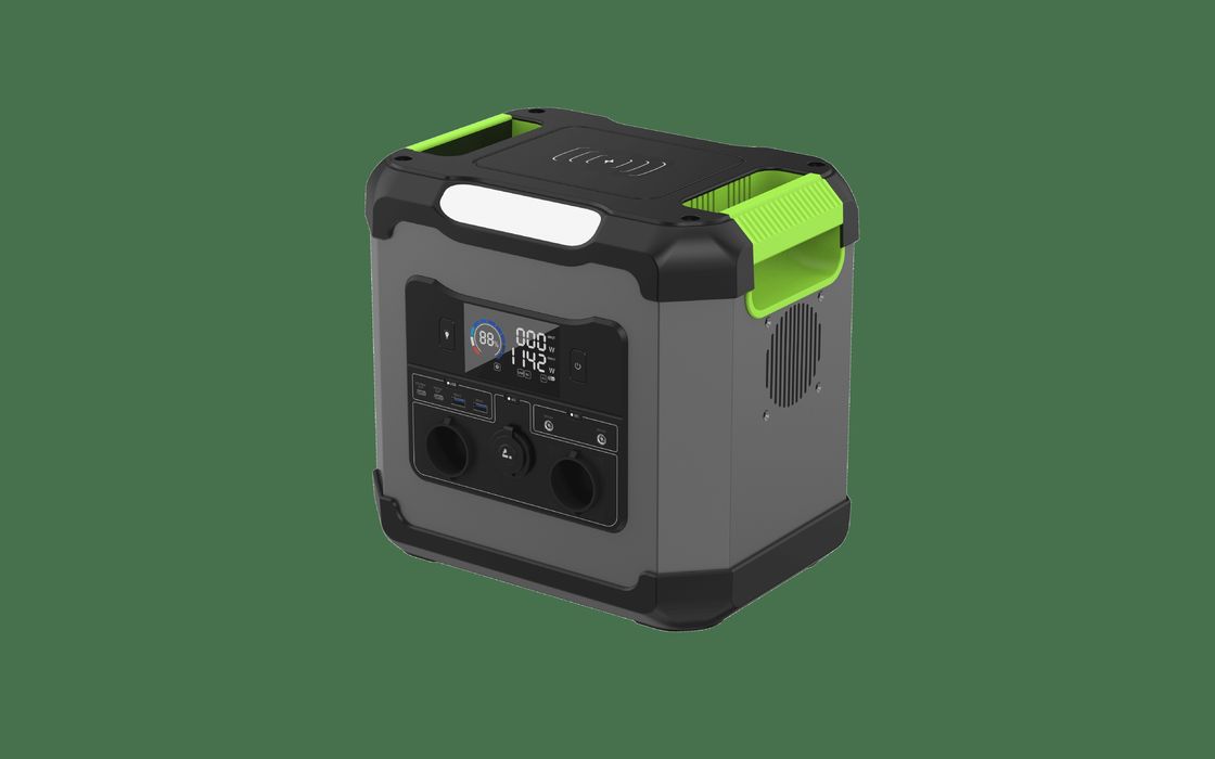 Station électrique de stockage d'énergie portable avec sortie de type C1 de 12V/3A et entrée de panneau solaire de 500W