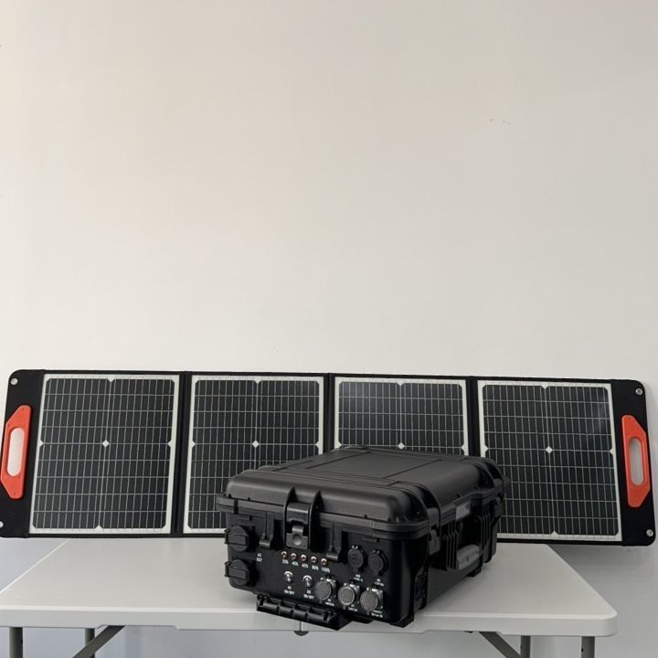Générateur solaire UAV de 3000W Station électrique portable extérieure Fonction de protection multiple