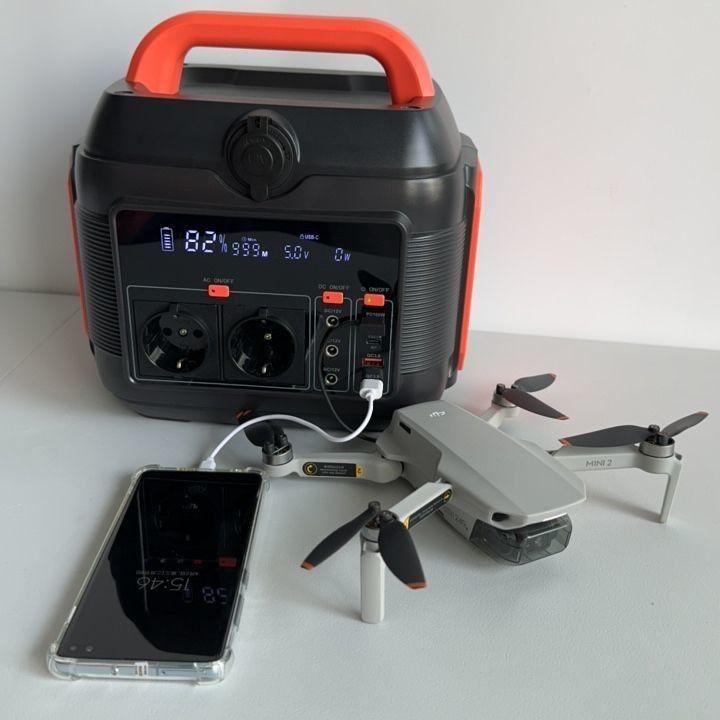 Générateur solaire portable de 600W avec sortie USB DC AC de type C
